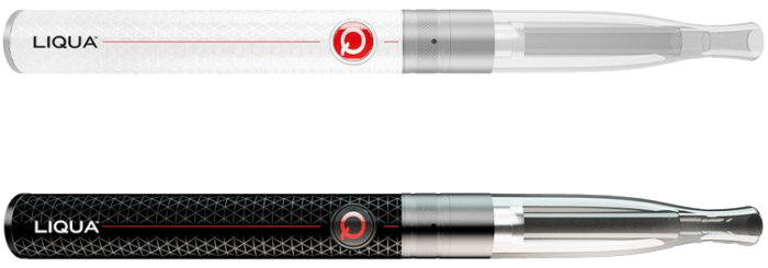 čierna a biela elektronická cigareta liquqa vaping pen